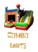 commercial bouncy castle combo