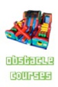 commercial bouncy castle obstacle